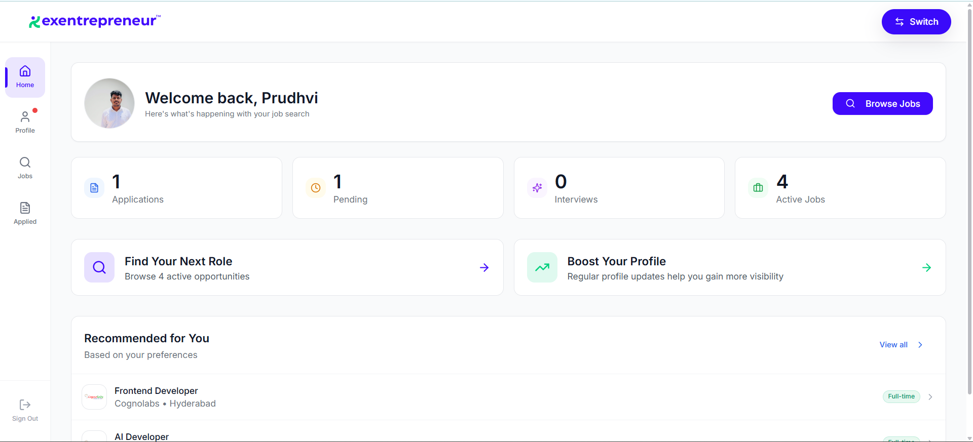 ExEntrepreneurs Platform